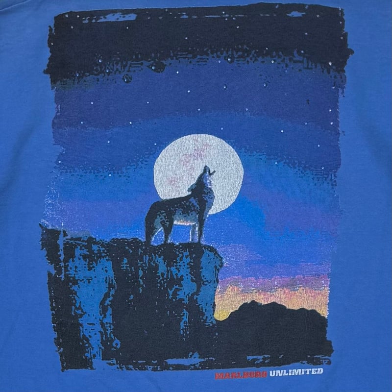 Marlboro COYOTE POCKET TEE BLUE FITS XL 6385 |