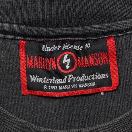 MARILYN MANSON HELLO MY NAME IS MARILYN MANSON TAG FITS XL 5507