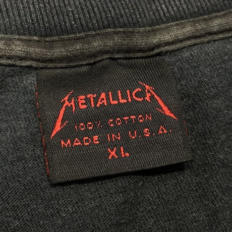 METALLICA MEMBER FACE 1991-93 TOUR TEE XL 7826