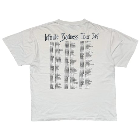 THE SMASHING PUMPKINS INFINITE SADNESS TOUR 1996 WHITE FITS XL 0961