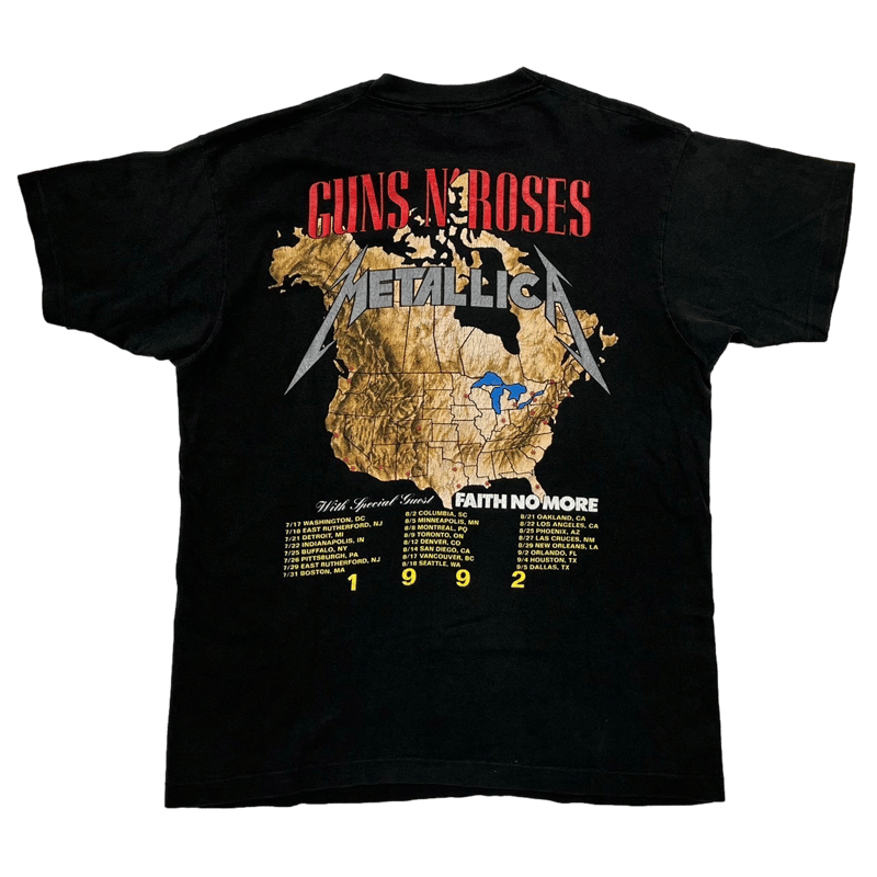 METALLICA × GUNS N ROSES 1992 NORTH AMERICAN TO...