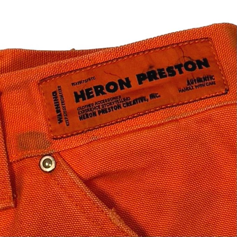 HERON PRESTON CARHARTT DOUBLE KNEE PANT ORANGE