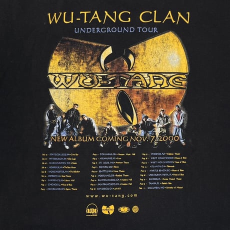 WU-TANG CLAN UNDERGROUND TOUR DELTA XL 7124