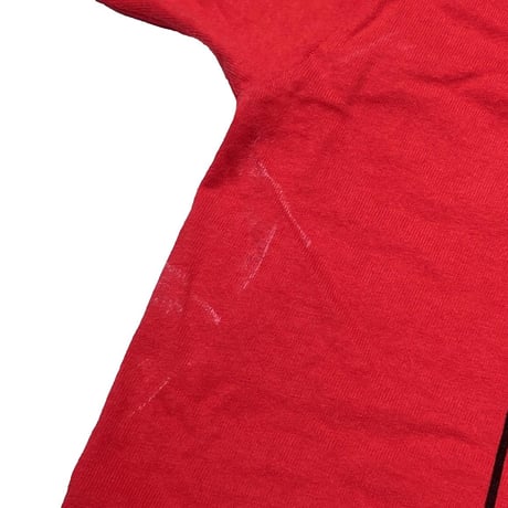 ZACK DE LA ROCHA 00s PRINT RED FRUIT OF THE LOOM LARGE 9525