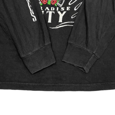 GUNS N' ROSES GOOD TIMES PARADAISE CITY LS TEE EURO OSFA FITS XL 1978