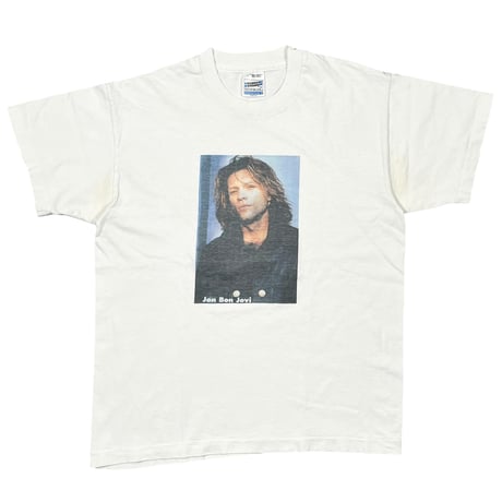 BON JOVI Jon Bon Jovi PORTRAIT BOOTLEG WHITE SCREEN STARS LARGE 2698