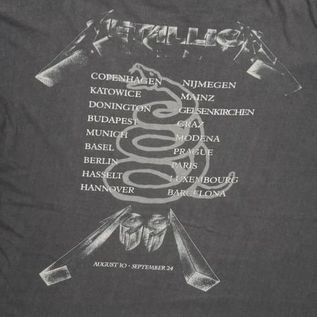 METALLICA 1991 4FACE TOUR FITS XL 8793