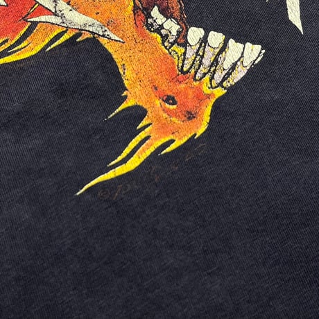 METALLICA FLAME SKULL SIDE PUSHEAD GAINT LARGE 4254