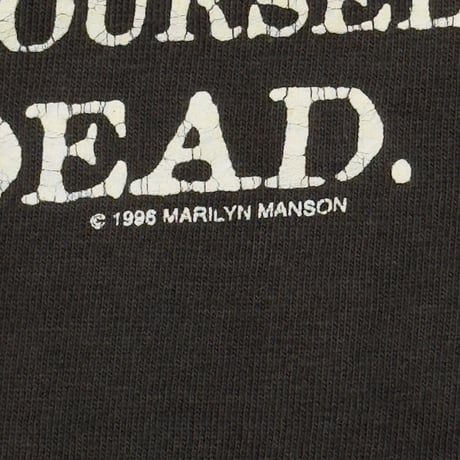 MARILYN MANSON 1996 YOU MIGHT AS WELL KILL YOURSELF YOU'RE ALREADY DEAD WINTERLAND LARGE 8079