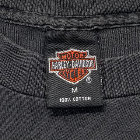 HARLEY DAVIDSON 	ARM FLAME BACK RED EMBLEM MILWAUKEE 1993 MEDIUM 4042