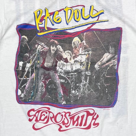 AEROSMITH 1988 RAG DOLL WHITE FITS XL 6885
