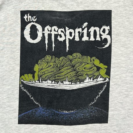 THE OFFSPRING DOUBLESIDE ASH GREY HANES XL 1000