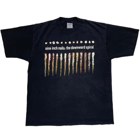 NINE INCH NAILS 1994 THE DOWNWARD SPIRAL SHREDDER TEE BLACK ALLSPORT XL 8985