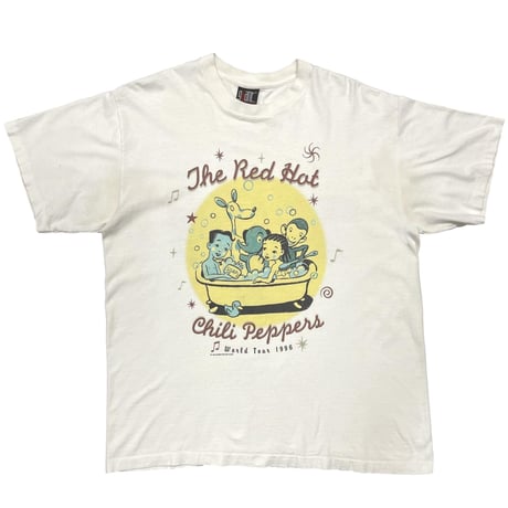 RED HOT CHILI PEPPERS 1996 WORLD TOUR NATURAL GIANT TEE JAYS XL 8317