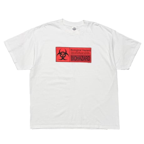 BIOHAZARD 2002 BOX LOGO BIOLOGICAL HAZARD WHITE DELTA XL 0424