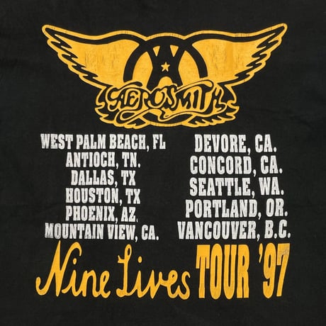 AERO SMITH NINE LIVES TOUR 1997 XL 8808