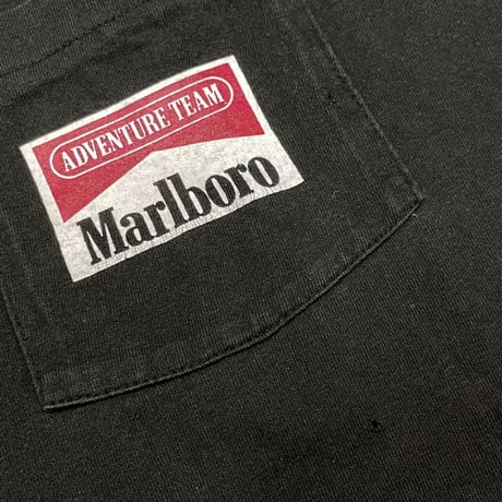MARLBORO SNAKE PASS POCKET TEE BLACK FRUIT OF THE LOOM XL 0901