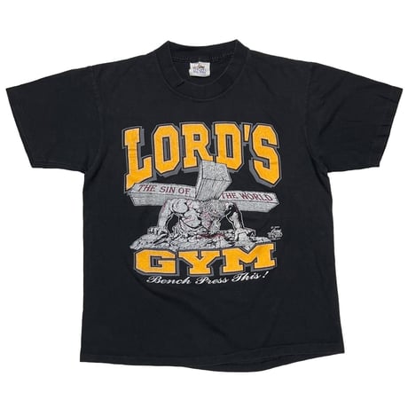 LORD'S GYM BENCH PRESS HIS PAIN YOUR GAIN LARGE 1163