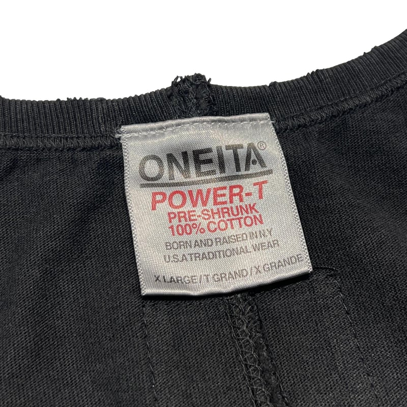 greatLAnd ORIGINAL ONEITA TANKTOP Lサイズ greatLAnd ORIGINAL ONEITA LOSER TANK TOP BLACK