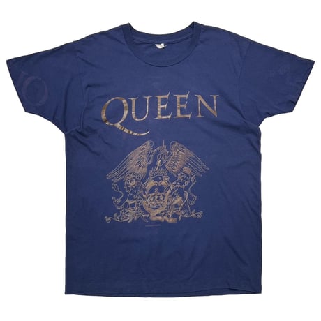 QUEEN 1991 EMBLEM LOGO NAVY FITS XL 9089