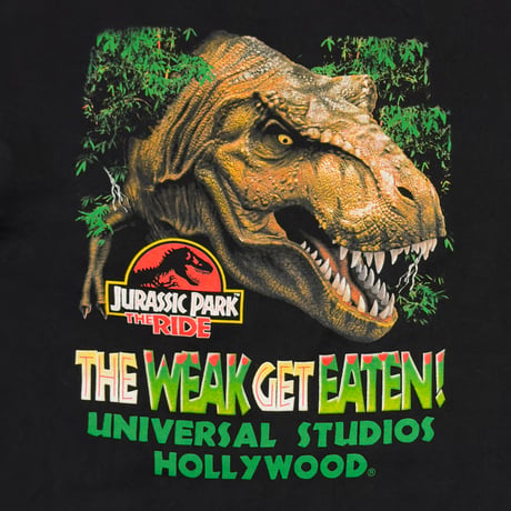 JURASSIC PARK THE RIDE ONLY THE STRONG SURVIVE LARGE 1745