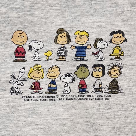 PEANUTS ORIGINAL GRUNGE GREY XL 2983