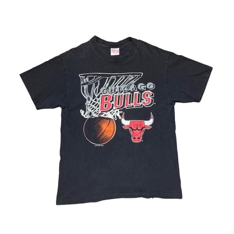 CHICAGO BULLS 1991 WORLD CHAMPS BACK TO BACK TEE HANES LARGE 6151