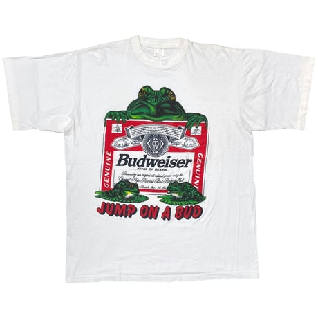Budweiser FROGS JUMP ON A BUD WHITE XL 1598