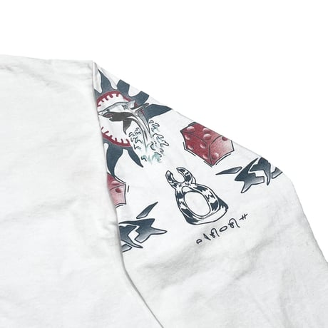 DENNIS RODMAN TATTOO LS NATURAL FADED LIKE WHITE XL 6970
