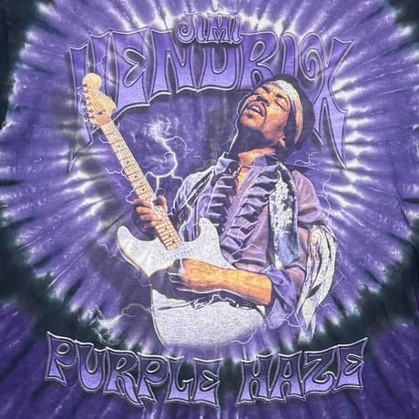 JIMI HENDRIX PURPLE HAZE TIE DYE FITS XL 9716