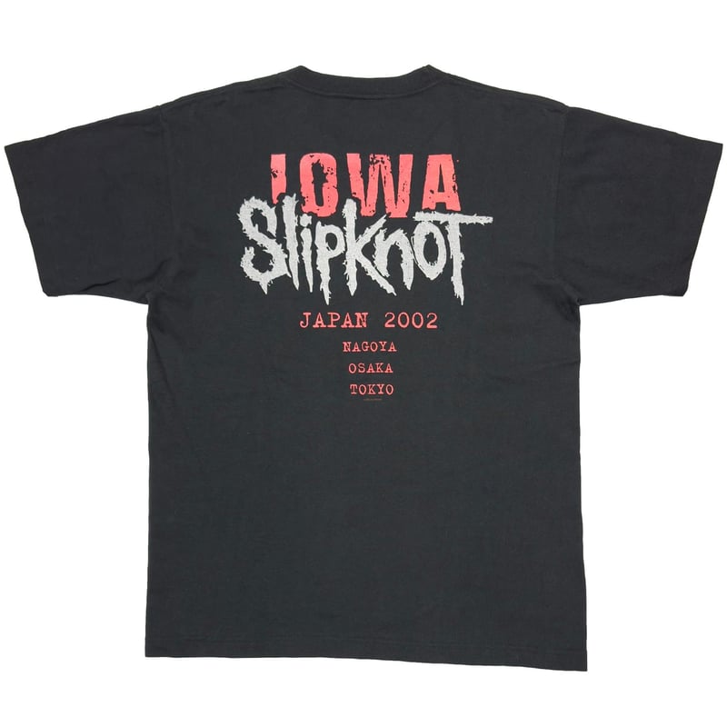 Slipknot 2002年ツアーTシャツ　アイオワ Slipknot 2002 IOWA JAPAN TOUR FITS MEDIUM 1973
