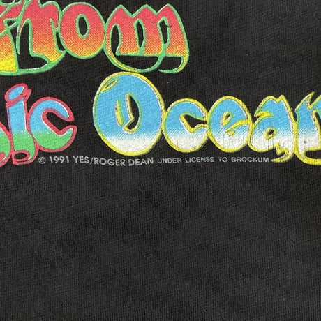YES Tales From Topographic Oceans WORLD TOUR 1991 TEE FIT LIKE LARGE 4562