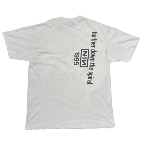 NINE INCH NAILS 1994 FURTHER DOWN THE SPIRAL WHITE ALLSPORT XL 0343