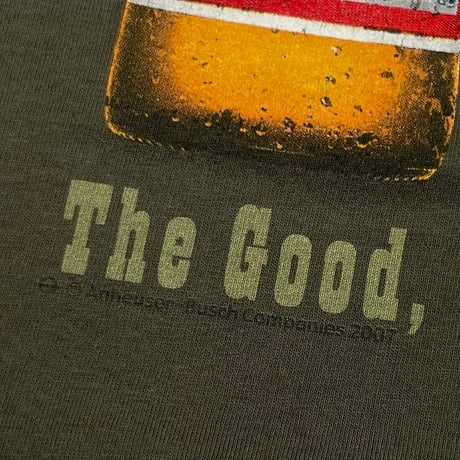 Budweiser The Good, The Bud, & The Ugly. BOTTLES KHAKI DELTA LARGE 9883