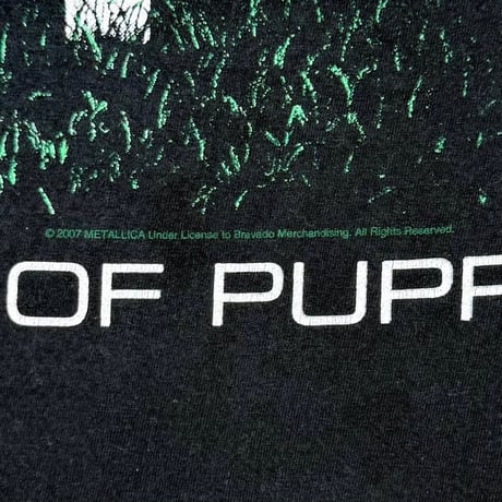 METALLICA 2007 MASTER OF PUPPETS FRUIT OF THE LOOM FITS XL 6768