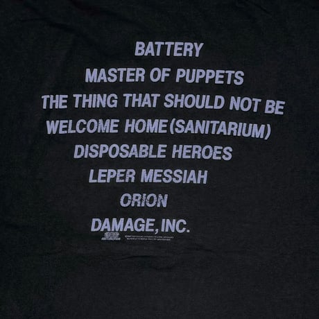 METALLICA MASTER OF PUPPETS ARTIMONDE XL 8263