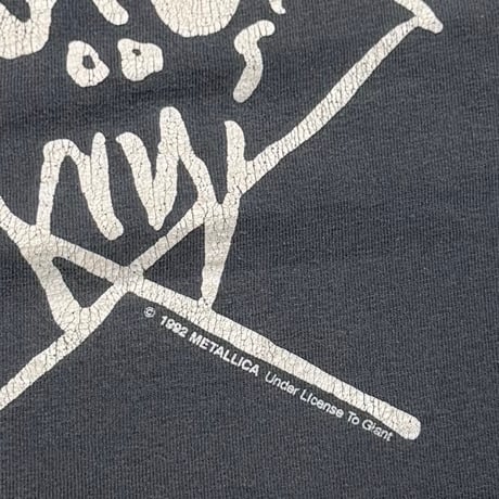 METALLICA 1992 BIG SKULL SUMMER SHIT 92 FITS XL 8231