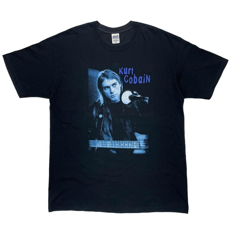 NIRVANA SMILE サイズANVIL L表記 キムタク　今市 NIRVANA SMILE BOOTLEG BLACK EURO XL 0943 | grea