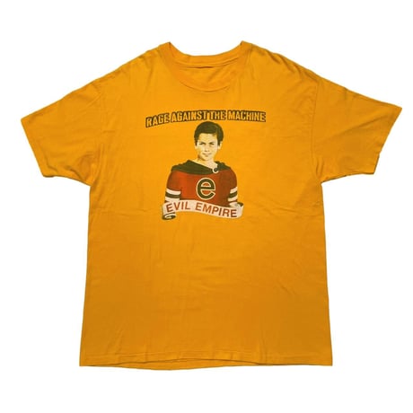 RAGE AGAINST THE MACHINE EVIL EMPIRE YELLOW FITS XL 7098