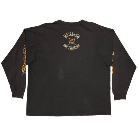 METALLICA SAN FRANCISCO FLAME LS GIANT FITS XL 0002
