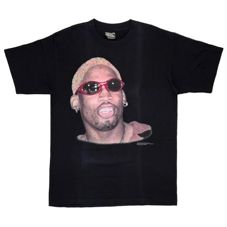 DENNIS RODMAN 1996 FACE TEE TODAYS TRENDZ LARGE 6403