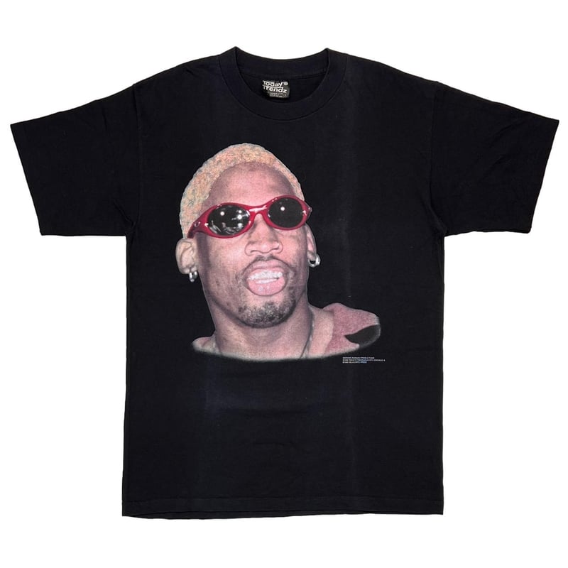 DENNIS RODMAN 1996 FACE TEE TODAYS TRENDZ LARGE