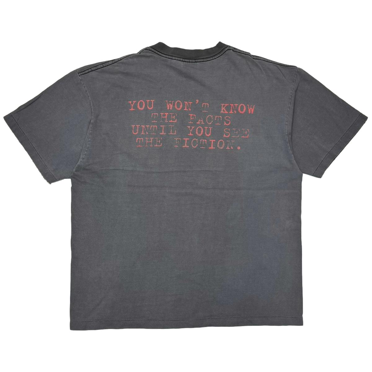 過去最大120サイズ/たっぷりephemeral box☆ヴィンテージ海外紙モノ PULP FICTION DOUBLE SIDE TEXT FADED BLACK WINTE