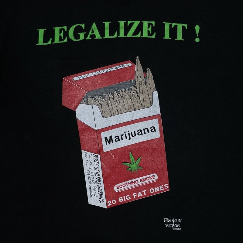 OLD & VINTAGE 1993 FASHION VICTIM Marijuana LEG