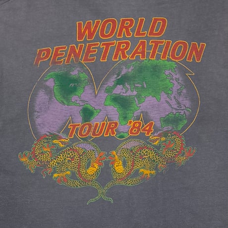 TED NUGENT WORLD PENETRATION TOUR 1984 FITS XL 8534