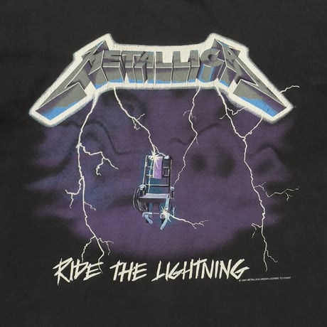 METALLICA RIDE THE LIGHTNING GIANT LARGE 6010