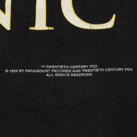 TITANIC 1998 MOVIE PROMO BLACK U.S. T'S LARGE 2023