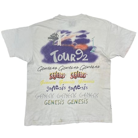 GENESIS 1992 TOUR TEE WHITE GIANT XL 0102