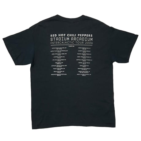 RED HOT CHILI PEPPERS STADIUM ARCADIUM INTERCALACTIC TOUR GILDAN LARGE 4820