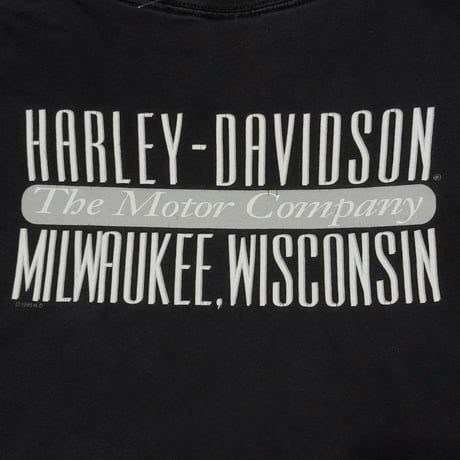 HARLEY DAVIDSON EAGLE FLAG THE MOTOR COMPANY MILWAUKEE WISCONSIN XXL 6144